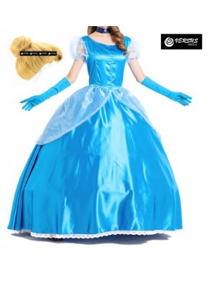 Simile Favola Cenerentola Vestito Carnevale Donna CINDW01